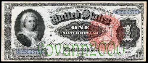 1 доллар США 1886 год