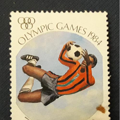 Марка Замбия Олимпийские Игры 1984 Спорт Нечастая !!!