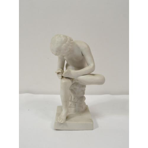 Бісквітна статуетка "Юнак з колючкою", Німеччина. (3350)