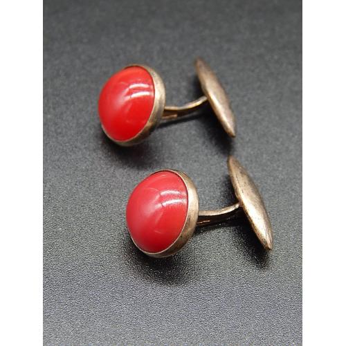 Срібні запонки. 875*.   (18)