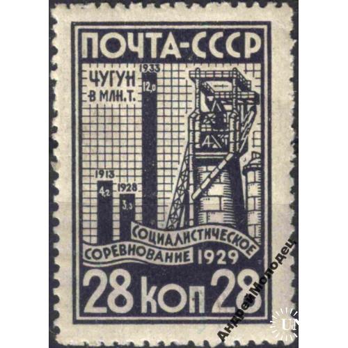 1929. 28 коп. Индустриализация. MNH.