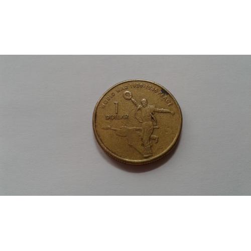 Австралия. 1 доллар. 2005. 60 лет Победы во Второй мировой войне.