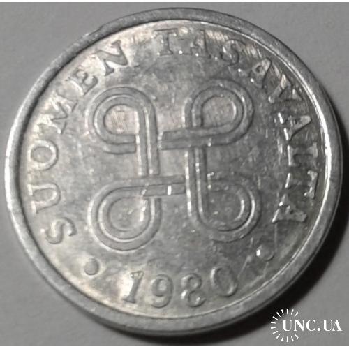 Финляндия. 5 пенни. 1980.