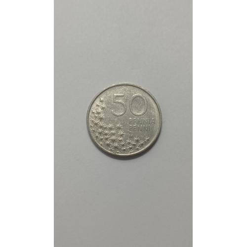 Финляндия. 50 пенни. 1990.