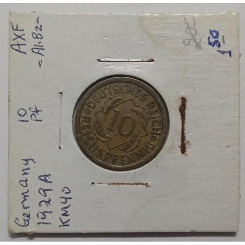 Германия. 10 пфеннигов. 1929.