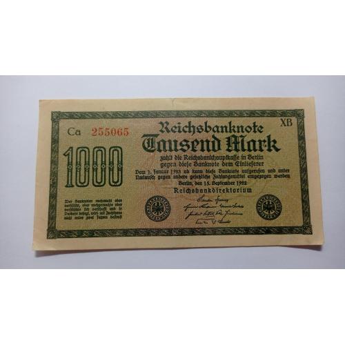 Германия. 1000 марок. 1922.