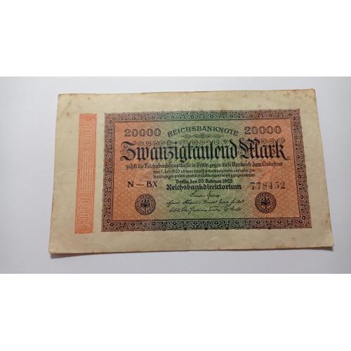 Германия. 20000 марок. 1923.