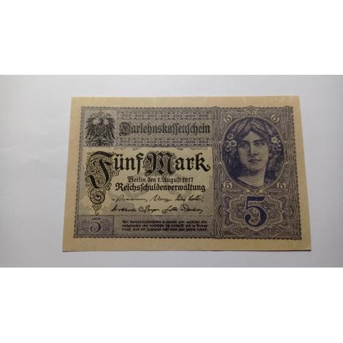 Германия. 5 марок. 1917.