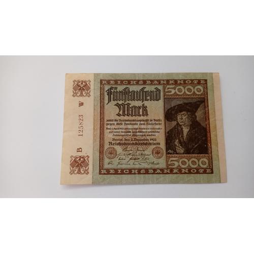 Германия. 5000 марок. 1922.