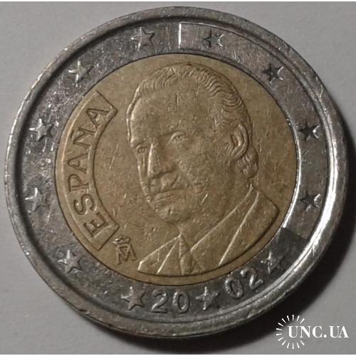 Испания. 2 евро. 2002.
