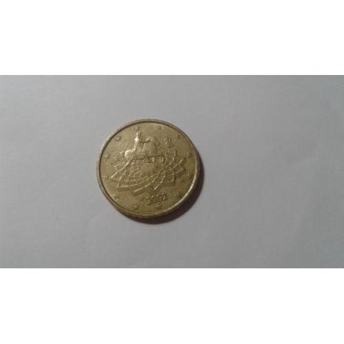 Италия. 50 евроцентов. 2002.