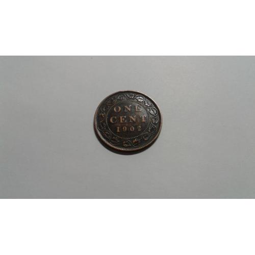 Канада. 1 цент. 1902.