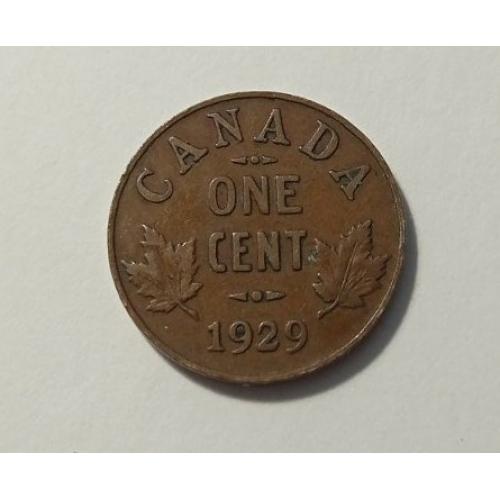 Канада. 1 цент. 1929.