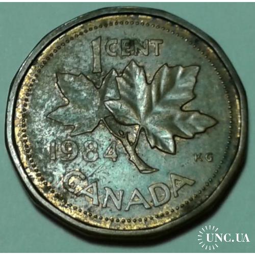Канада. 1 цент. 1984.