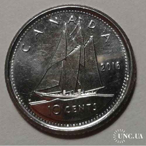 Канада. 10 центов. 2016.