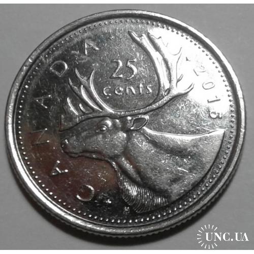 Канада. 25 центов. 2015.