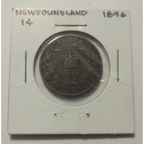 Канада. Ньюфаундленд. 1 цент. 1896.