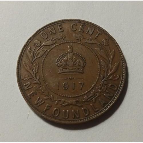 Канада. Ньюфаундленд. 1 цент. 1917.