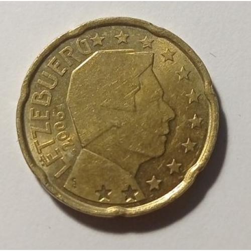 Люксембург. 20 євроцентів. 2006.