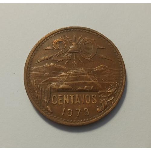 Мексика. 20 центаво (сентаво). 1973.