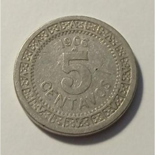 Мексика. 5 центаво (сентаво). 1906.