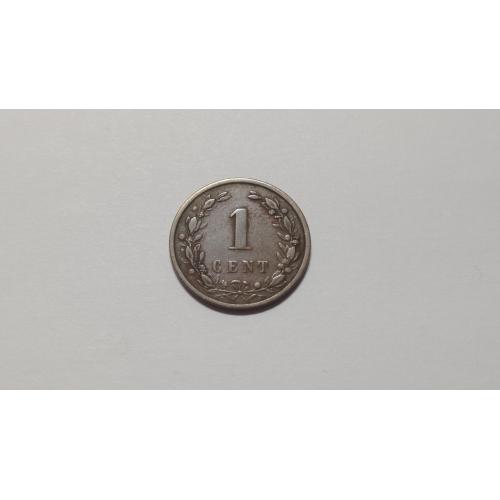 Нидерланды. 1 цент. 1901.