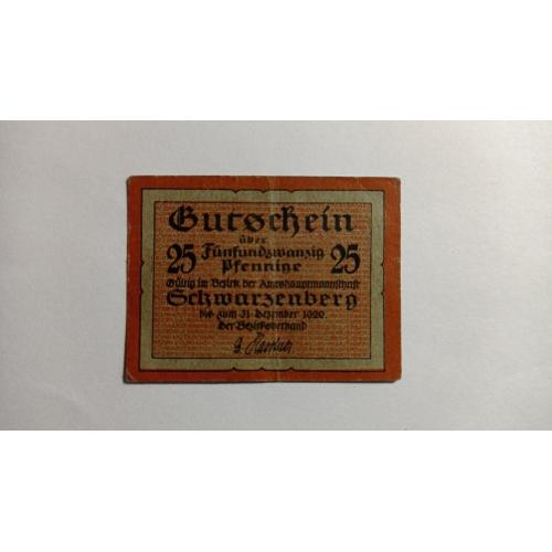 Німеччина. Нотгельд. 25 пфенігів. 1920.