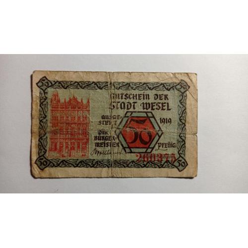 Німеччина. Нотгельд. 50 пфенігів. 1919.