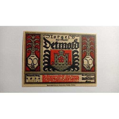 Німеччина. Нотгельд. 50 пфенігів. 1920.