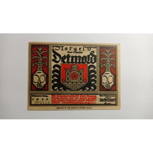 Німеччина. Нотгельд. 50 пфенігів. 1920.