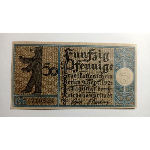 Німеччина. Нотгельд. 50 пфенігів. 1921.