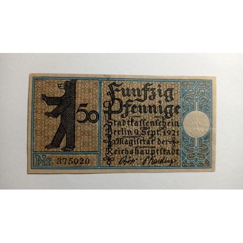 Німеччина. Нотгельд. 50 пфенігів. 1921.