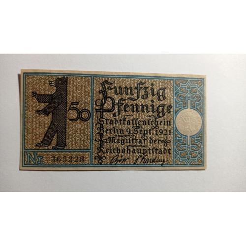 Німеччина. Нотгельд. 50 пфенігів. 1921.