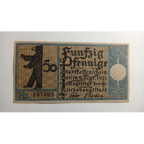 Німеччина. Нотгельд. 50 пфенігів. 1921.