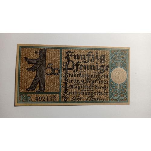 Німеччина. Нотгельд. 50 пфенігів. 1921.