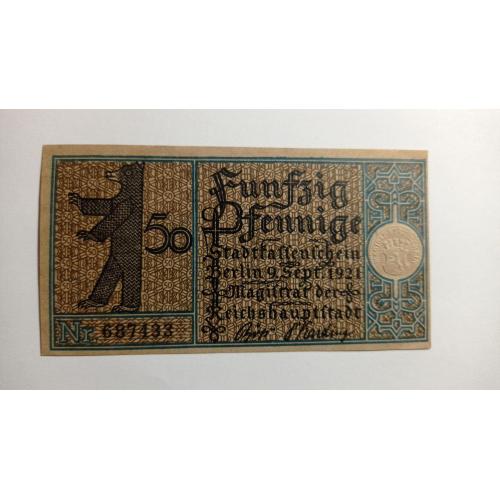 Німеччина. Нотгельд. 50 пфенігів. 1921.