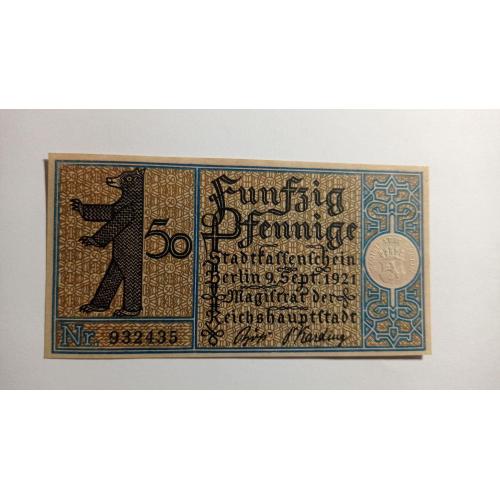 Німеччина. Нотгельд. 50 пфенігів. 1921.