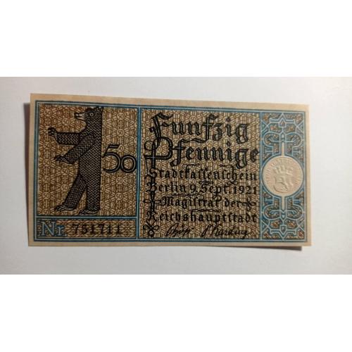 Німеччина. Нотгельд. 50 пфенігів. 1921.