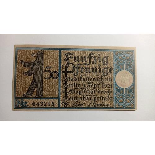 Німеччина. Нотгельд. 50 пфенігів. 1921.