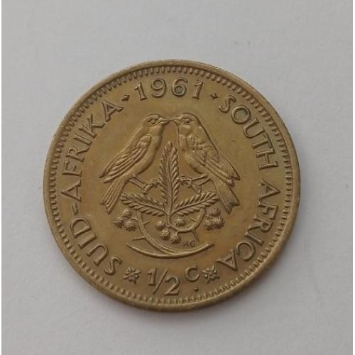 ПАР. 1/2 (пів) цента. 1961.