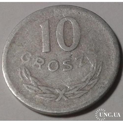 Польша. 10 грошей. 1949.