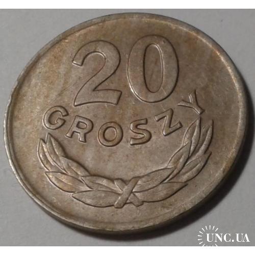 Польша. 20 грошей. 1949.