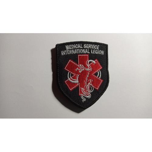 Шеврон. Україна. Армія. Інтернаціональний легіон. Медик. mazu