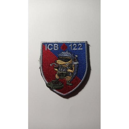 Шеврон. Україна. Армія. ПДВ. ДШВ. 81 ОАЕМБр. 122 ОАЕМБ. ІСВ. Сапер. newa