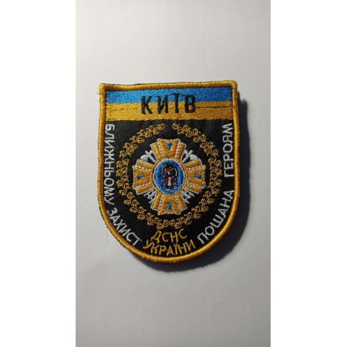 Шеврон. Україна. МНС. ДСНС. Київ. Пожежник. Рятувальник. lity