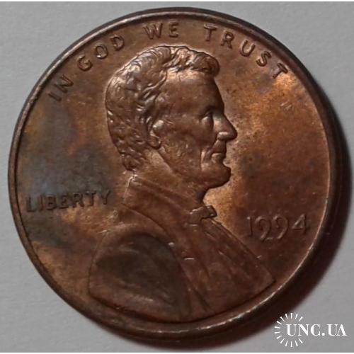 США. 1 цент. 1994.