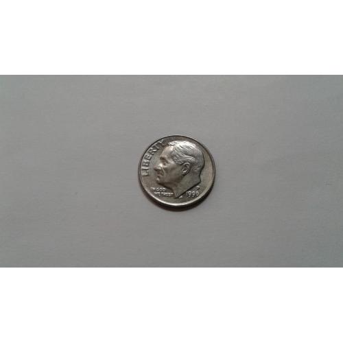 США. 10 центов. 1 дайм. 1996.