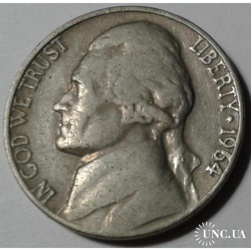 США. 5 центов. 1964.