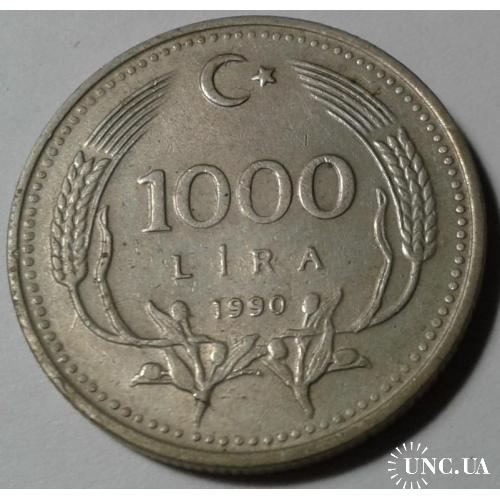 Турция. 1000 лир. 1990.