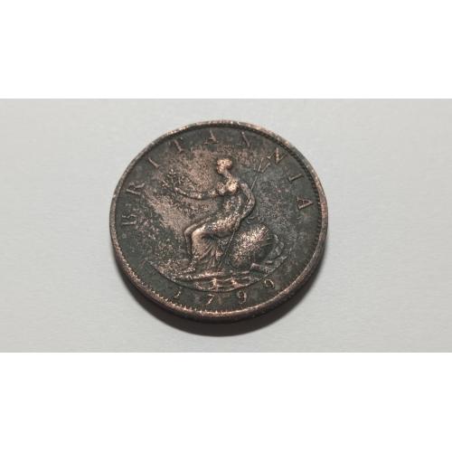 Великобритания. 1/2 пенни. Пол пенни. 1799.